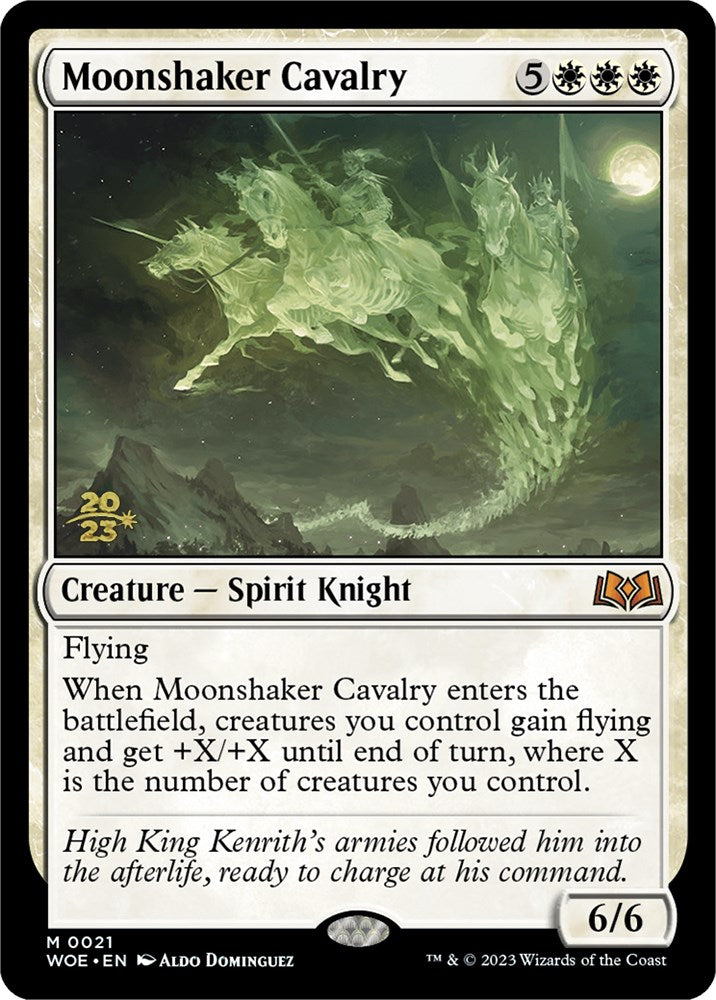 Moonshaker Cavalry [Wilds of Eldraine Prerelease Promos] | Magic Magpie