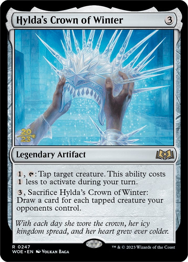 Hylda's Crown of Winter [Wilds of Eldraine Prerelease Promos] | Magic Magpie