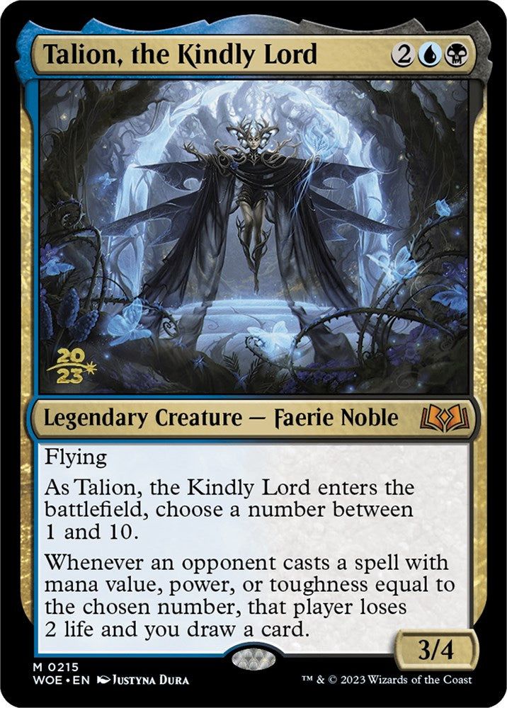 Talion, the Kindly Lord [Wilds of Eldraine Prerelease Promos] | Magic Magpie