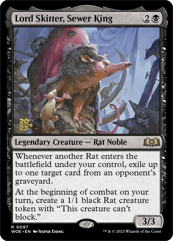 Lord Skitter, Sewer King [Wilds of Eldraine Prerelease Promos] | Magic Magpie