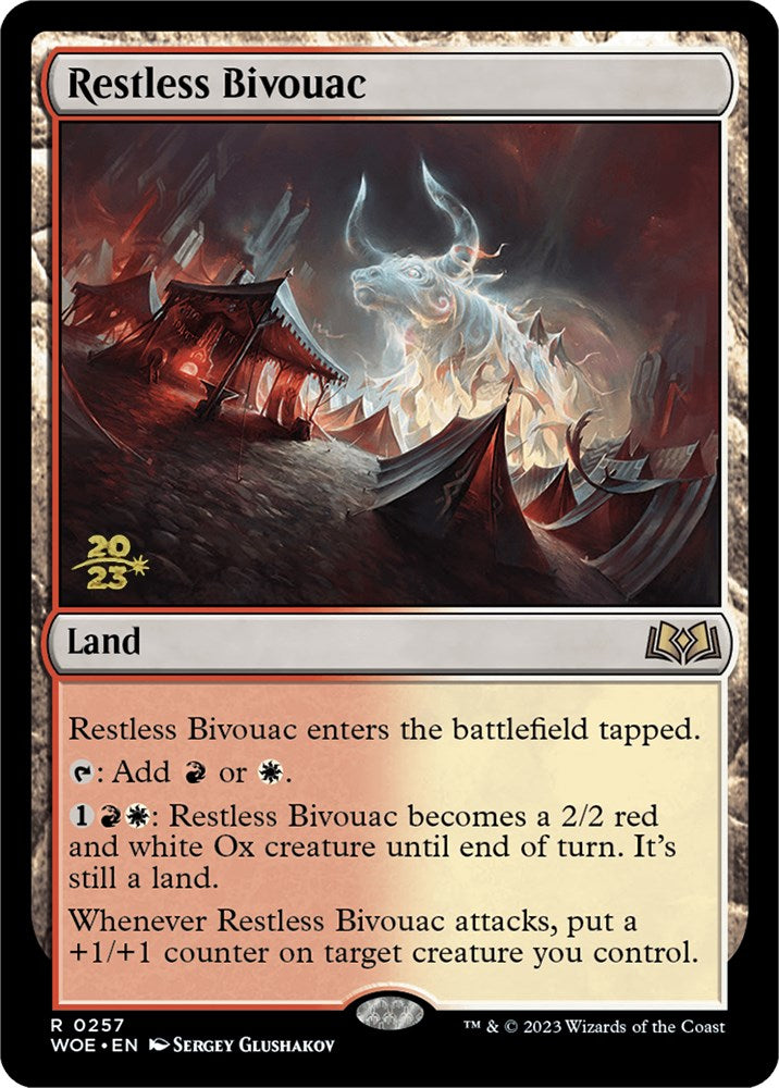 Restless Bivouac [Wilds of Eldraine Prerelease Promos] | Magic Magpie