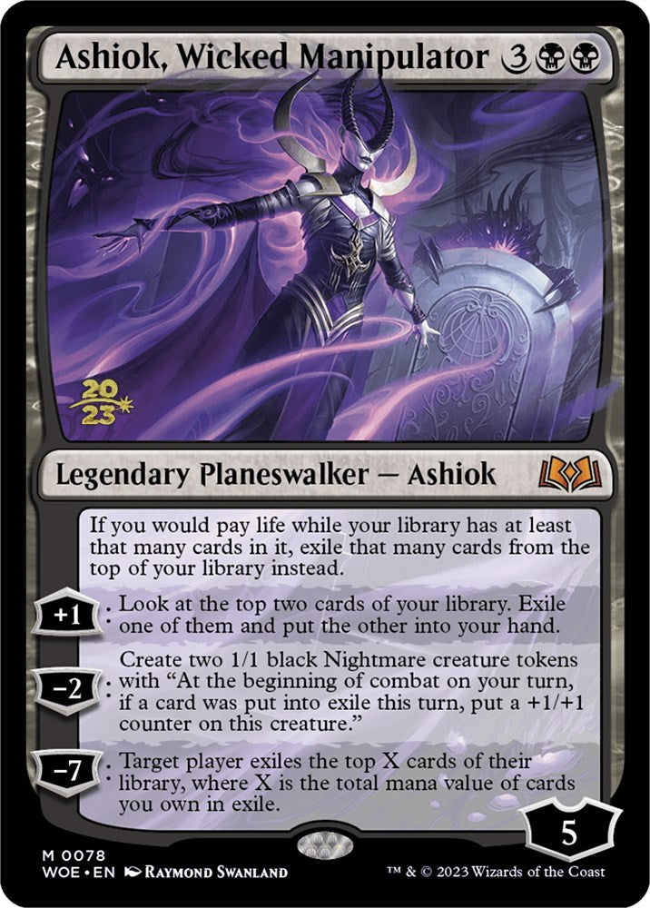 Ashiok, Wicked Manipulator [Wilds of Eldraine Prerelease Promos] | Magic Magpie