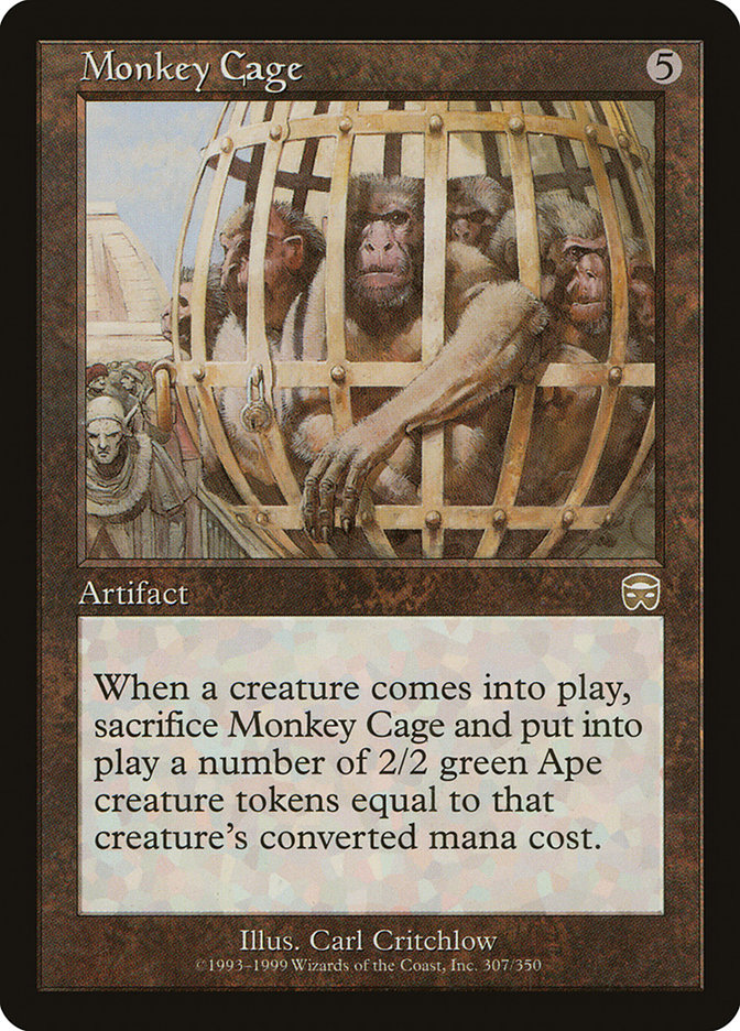 Monkey Cage [Mercadian Masques] | Magic Magpie