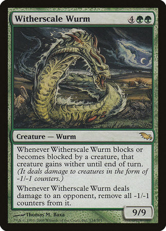 Witherscale Wurm [Shadowmoor] | Magic Magpie
