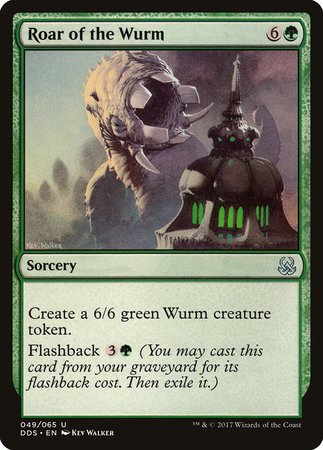 Roar of the Wurm [Duel Decks: Mind vs. Might] | Magic Magpie