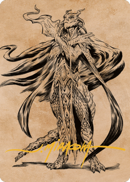 Lozhan, Dragons' Legacy Art Card (Gold-Stamped Signature) [Commander Legends: Battle for Baldur's Gate Art Series] | Magic Magpie