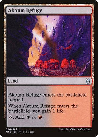 Akoum Refuge [Commander 2019] | Magic Magpie