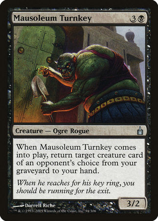 Mausoleum Turnkey [Ravnica: City of Guilds] | Magic Magpie