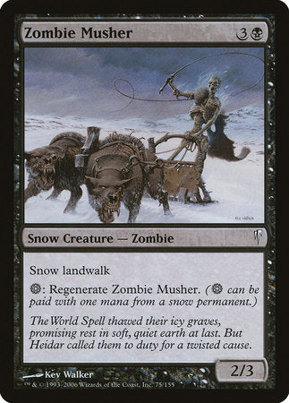 Zombie Musher [Coldsnap] | Magic Magpie