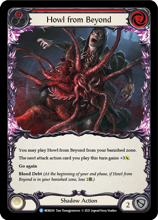 Howl from Beyond (Red) [MON200] 1st Edition Normal | Magic Magpie