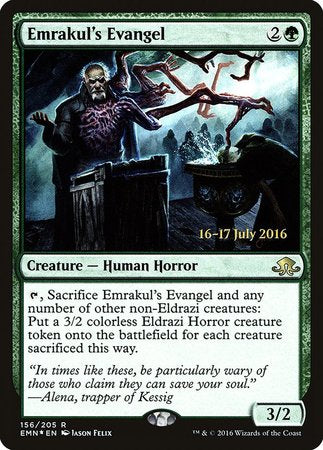 Emrakul's Evangel [Eldritch Moon Promos] | Magic Magpie