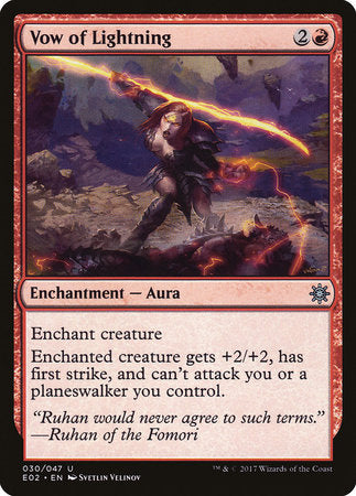 Vow of Lightning [Explorers of Ixalan] | Magic Magpie