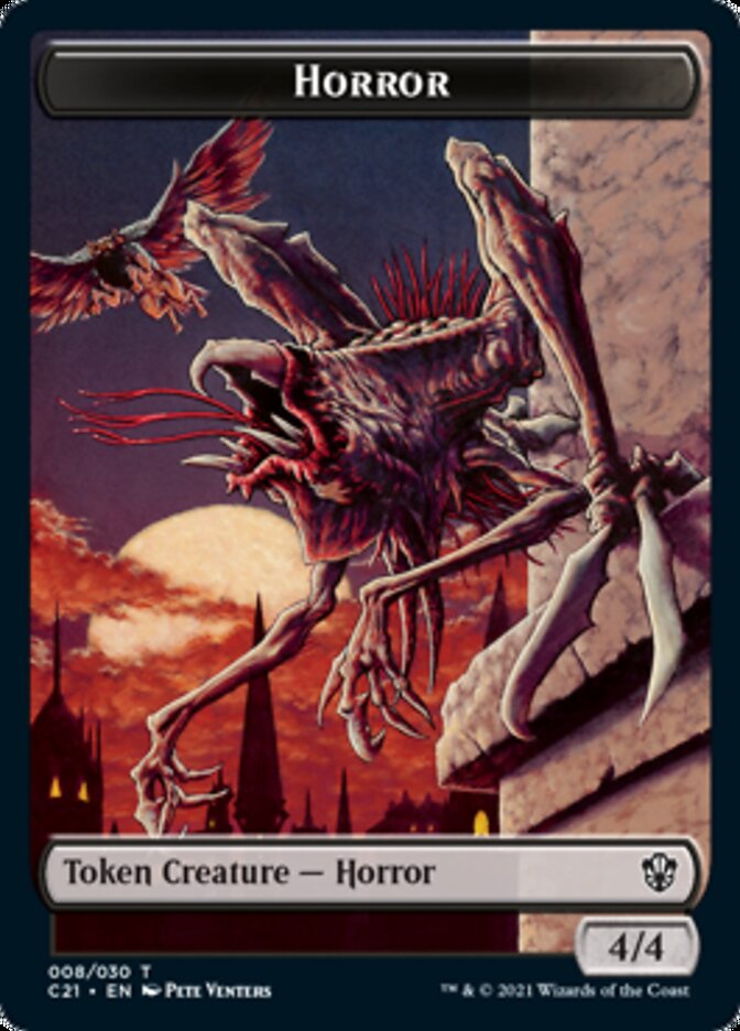 Zombie // Horror Token [Commander 2021 Tokens] | Magic Magpie