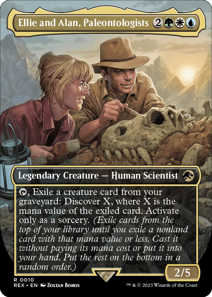 Ellie and Alan, Paleontologists (Borderless) [Jurassic World Collection] | Magic Magpie