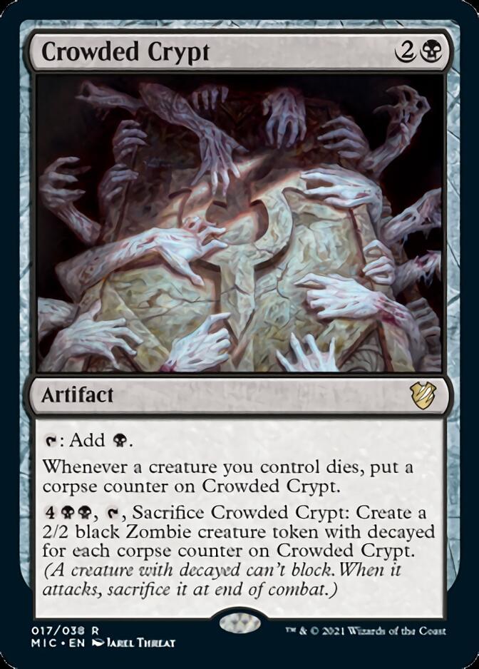 Crowded Crypt [Innistrad: Midnight Hunt Commander] | Magic Magpie