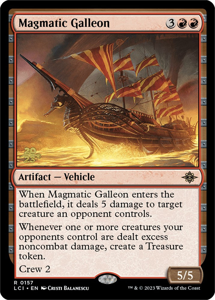 Magmatic Galleon [The Lost Caverns of Ixalan Prerelease Cards] | Magic Magpie