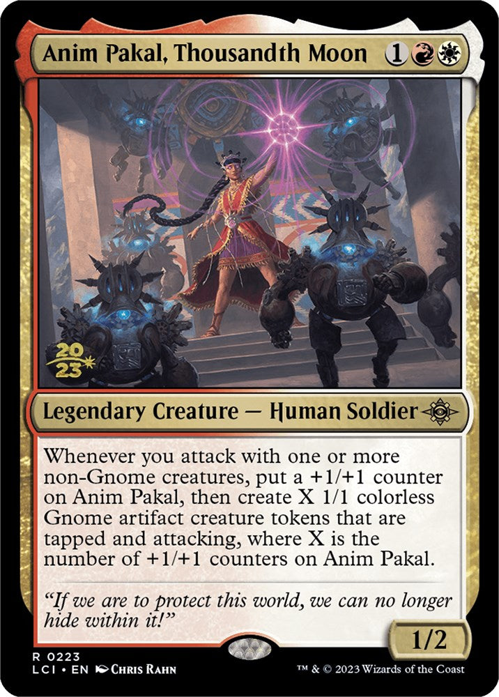 Anim Pakal, Thousandth Moon [The Lost Caverns of Ixalan Prerelease Cards] | Magic Magpie