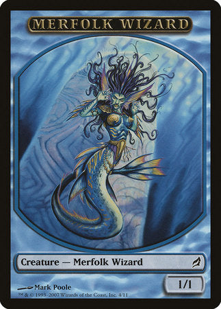 Merfolk Wizard Token [Lorwyn Tokens] | Magic Magpie