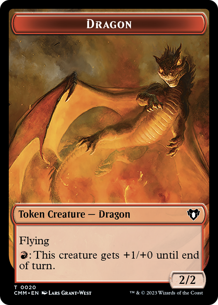 Dragon Token (20) [Commander Masters Tokens] | Magic Magpie