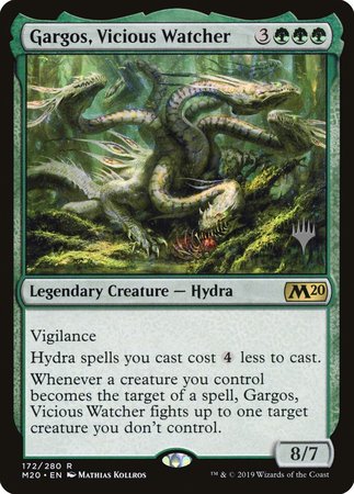 Gargos, Vicious Watcher [Core Set 2020 Promos] | Magic Magpie