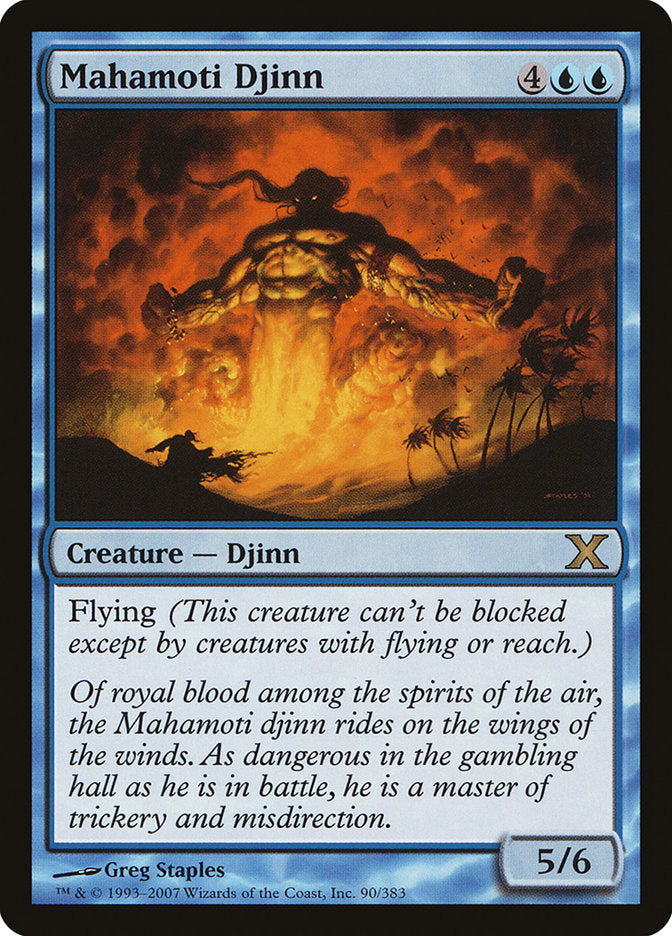 Mahamoti Djinn [Tenth Edition] | Magic Magpie