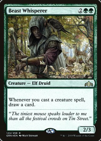 Beast Whisperer [Guilds of Ravnica Promos] | Magic Magpie