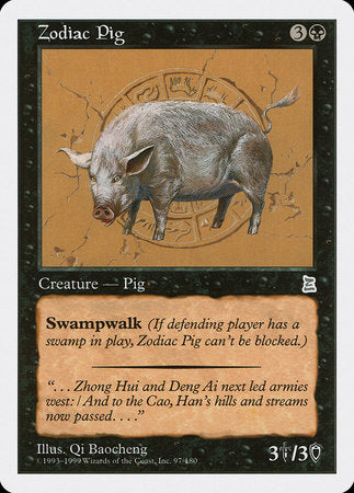 Zodiac Pig [Portal Three Kingdoms] | Magic Magpie