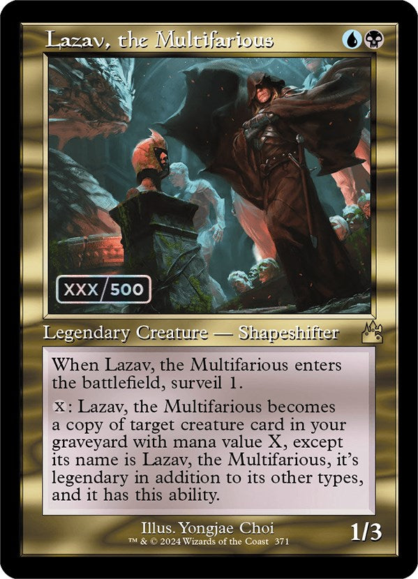 Lazav, the Multifarious (Retro) (Serialized) [Ravnica Remastered] | Magic Magpie