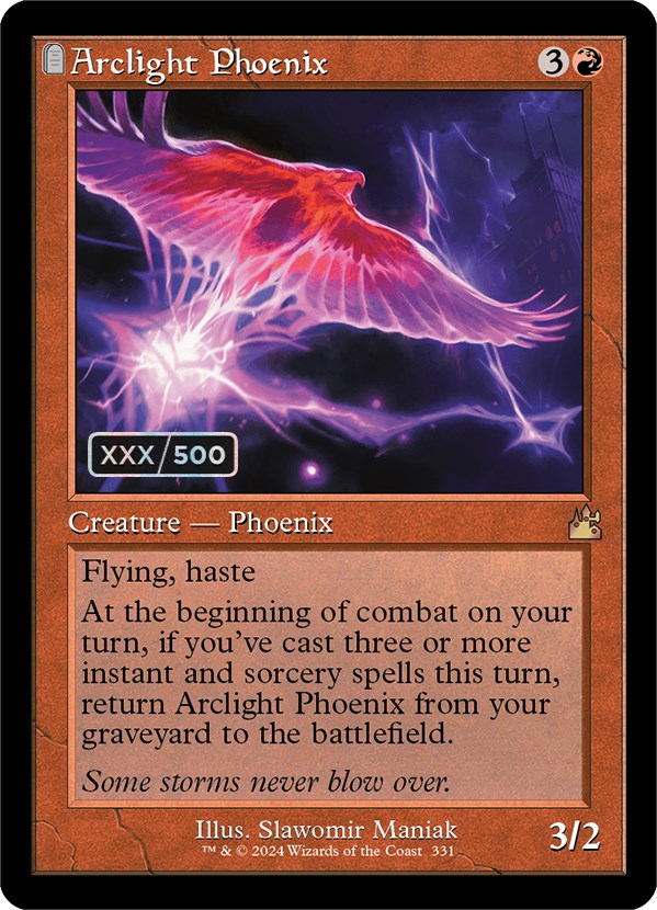 Arclight Phoenix (Retro) (Serialized) [Ravnica Remastered] | Magic Magpie