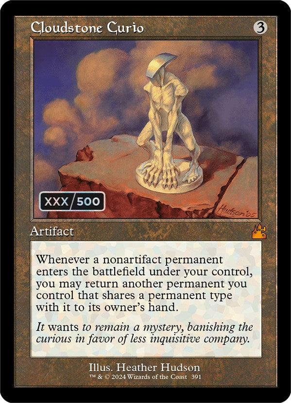 Cloudstone Curio (Retro) (Serialized) [Ravnica Remastered] | Magic Magpie