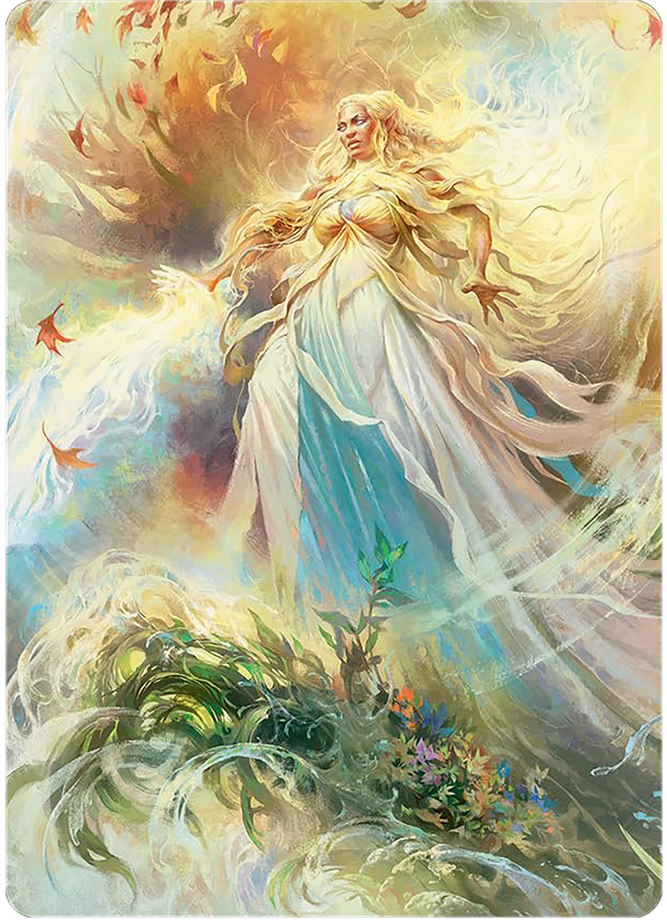 Galadriel, Light of Valinor Art Card [The Lord of the Rings: Tales of Middle-earth Art Series] | Magic Magpie