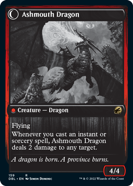 Smoldering Egg // Ashmouth Dragon [Innistrad: Double Feature] | Magic Magpie