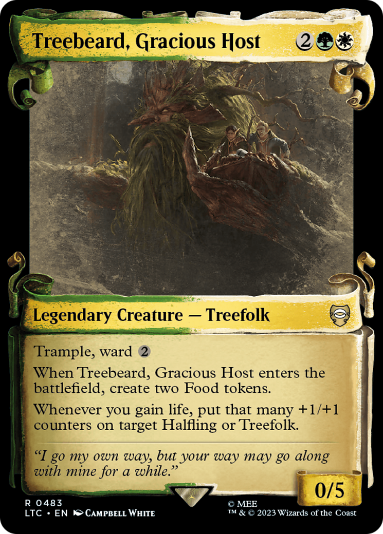 Treebeard, Gracious Host [The Lord of the Rings: Tales of Middle-Earth Commander Showcase Scrolls] | Magic Magpie