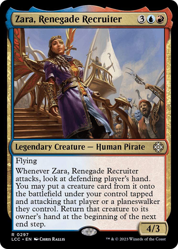 Zara, Renegade Recruiter [The Lost Caverns of Ixalan Commander] | Magic Magpie