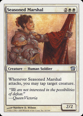 Seasoned Marshal [Ninth Edition] | Magic Magpie