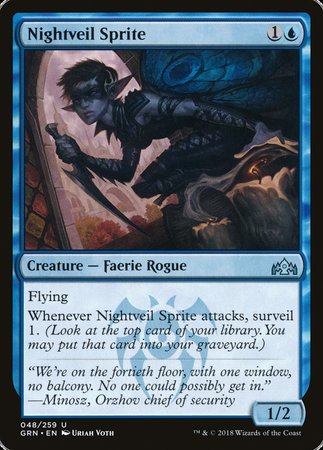 Nightveil Sprite [Guilds of Ravnica] | Magic Magpie