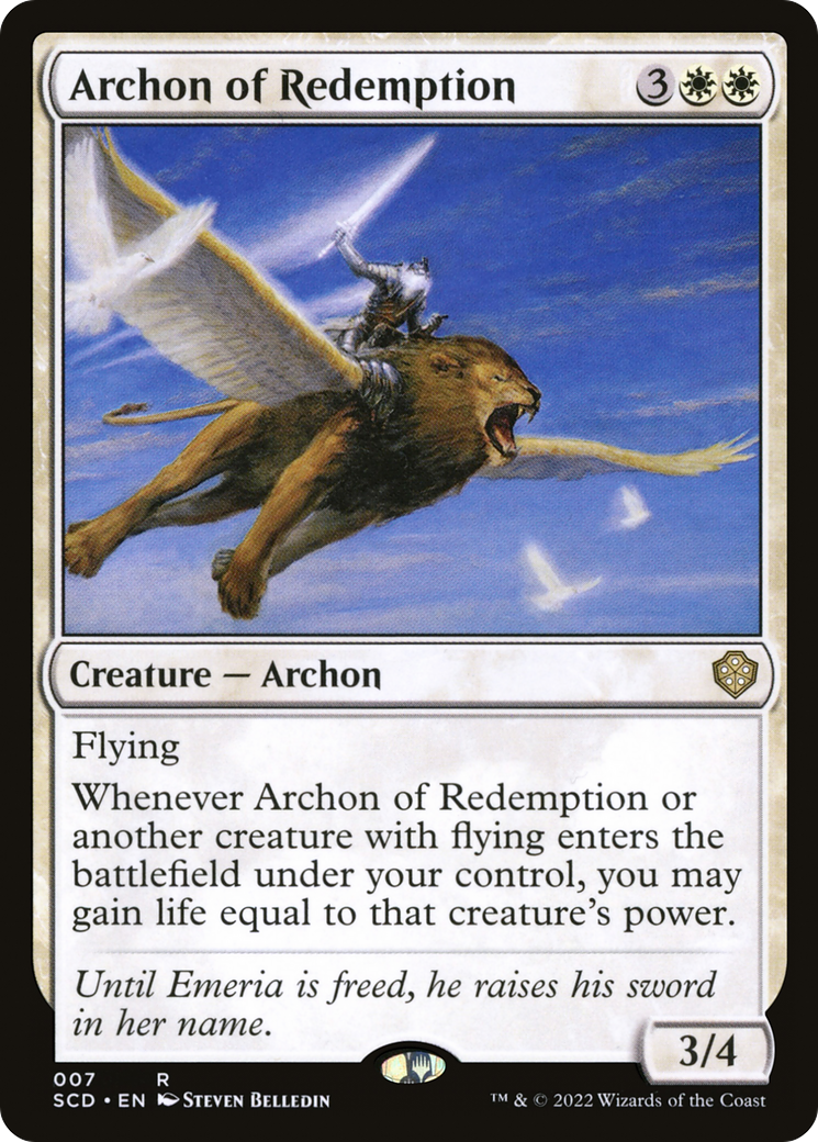 Archon of Redemption [Starter Commander Decks] | Magic Magpie