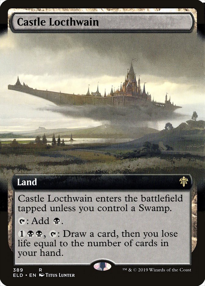 Castle Locthwain (Extended Art) [Throne of Eldraine] | Magic Magpie