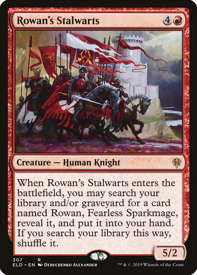 Rowan's Stalwarts [Throne of Eldraine] | Magic Magpie