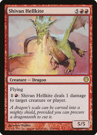 Shivan Hellkite [Duel Decks: Knights vs. Dragons] | Magic Magpie