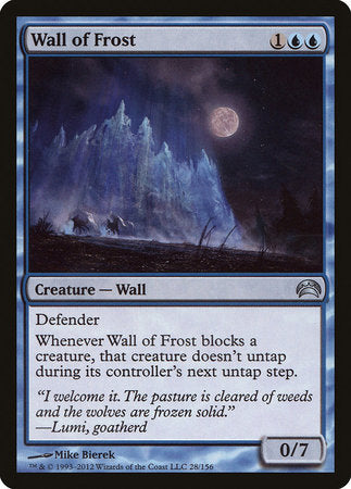 Wall of Frost [Planechase 2012] | Magic Magpie