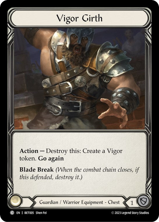 Vigor Girth [BET005] (Heavy Hitters Betsy Blitz Deck) | Magic Magpie