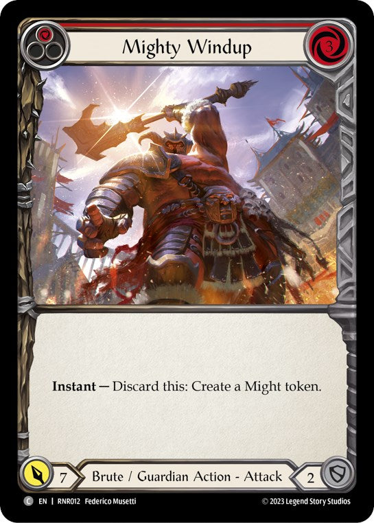 Mighty Windup (Red) [RNR012] (Rhinar Hero Deck) | Magic Magpie