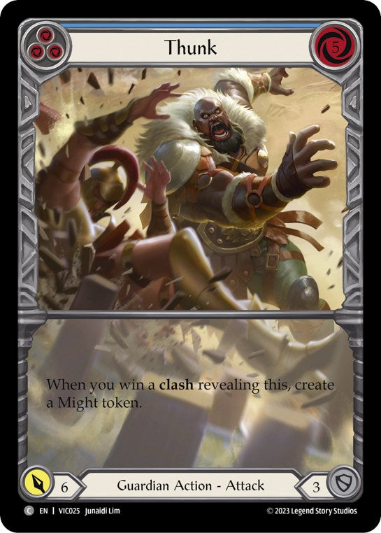 Thunk (Blue) [VIC025] (Heavy Hitters Victor Blitz Deck) | Magic Magpie