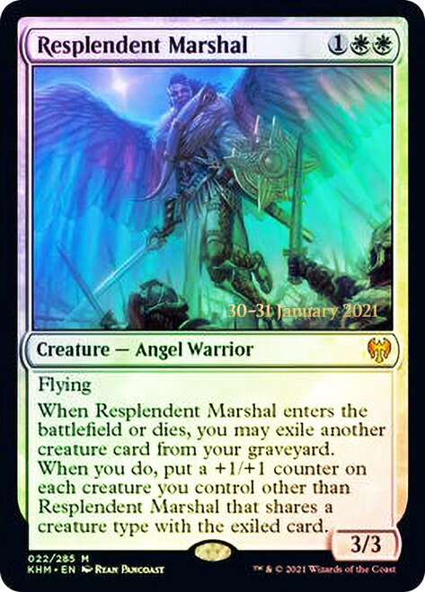 Resplendent Marshal  [Kaldheim Prerelease Promos] | Magic Magpie