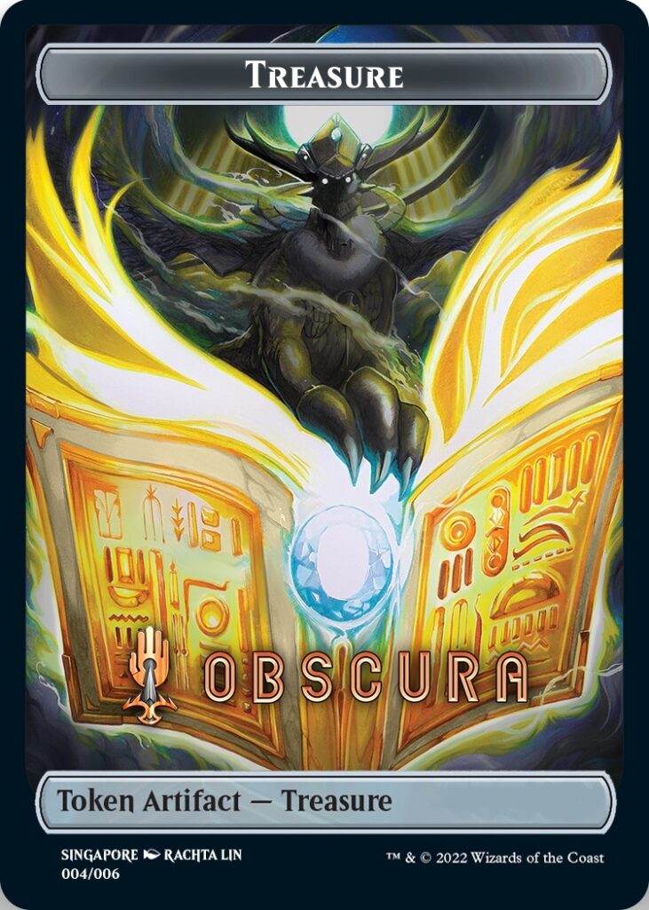 Treasure Token (Obscura) (Southeast Asia Artists) [Streets of New Capenna Tokens] | Magic Magpie