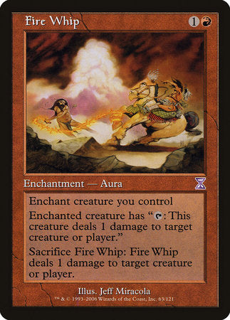 Fire Whip [Time Spiral Timeshifted] | Magic Magpie