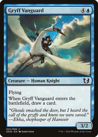 Gryff Vanguard [Duel Decks: Blessed vs. Cursed] | Magic Magpie