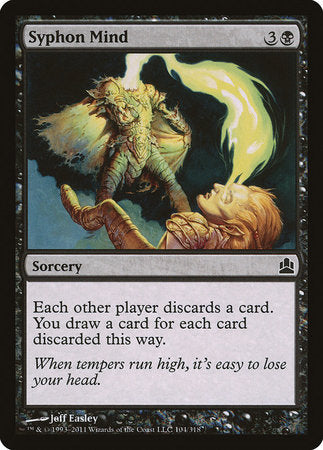 Syphon Mind [Commander 2011] | Magic Magpie