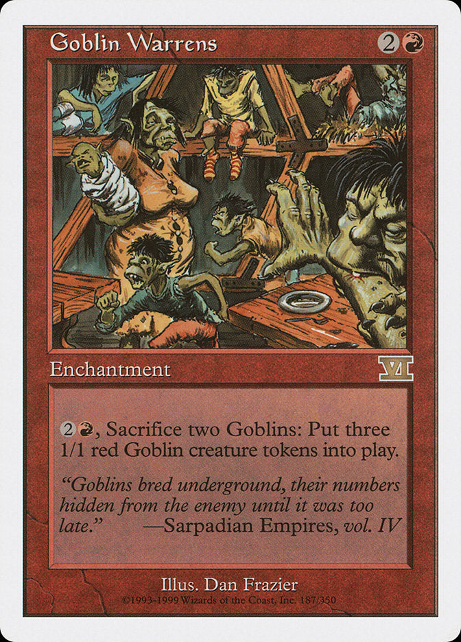 Goblin Warrens [Classic Sixth Edition] | Magic Magpie